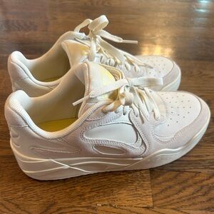 White Athletic Sneakers